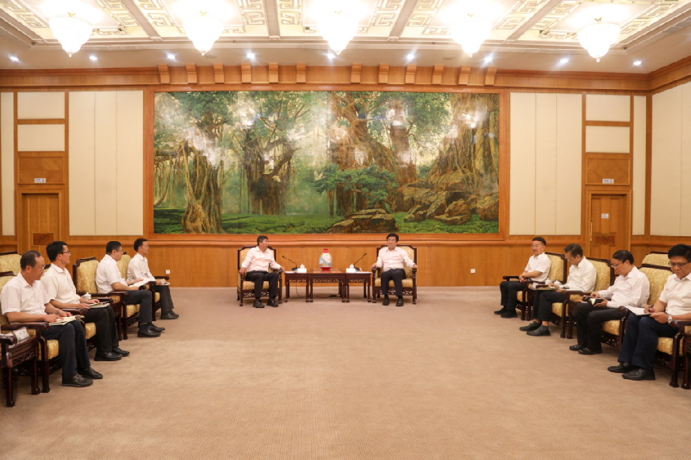 單忠立拜會福建省省長趙龍并在福建區域調研